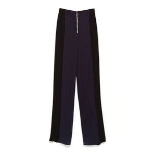 ZARA | Combined Wide-leg Trousers With Exposed Zipper